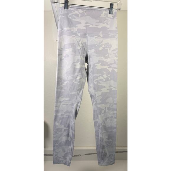 Lululemon Wunder Under Legging Size 6 /25" Incognito Camo Alpine White Starlight - Picture 5 of 11